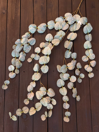 90cm EUCALYPTUS FOLIAGE TRAIL GREY/GREEN