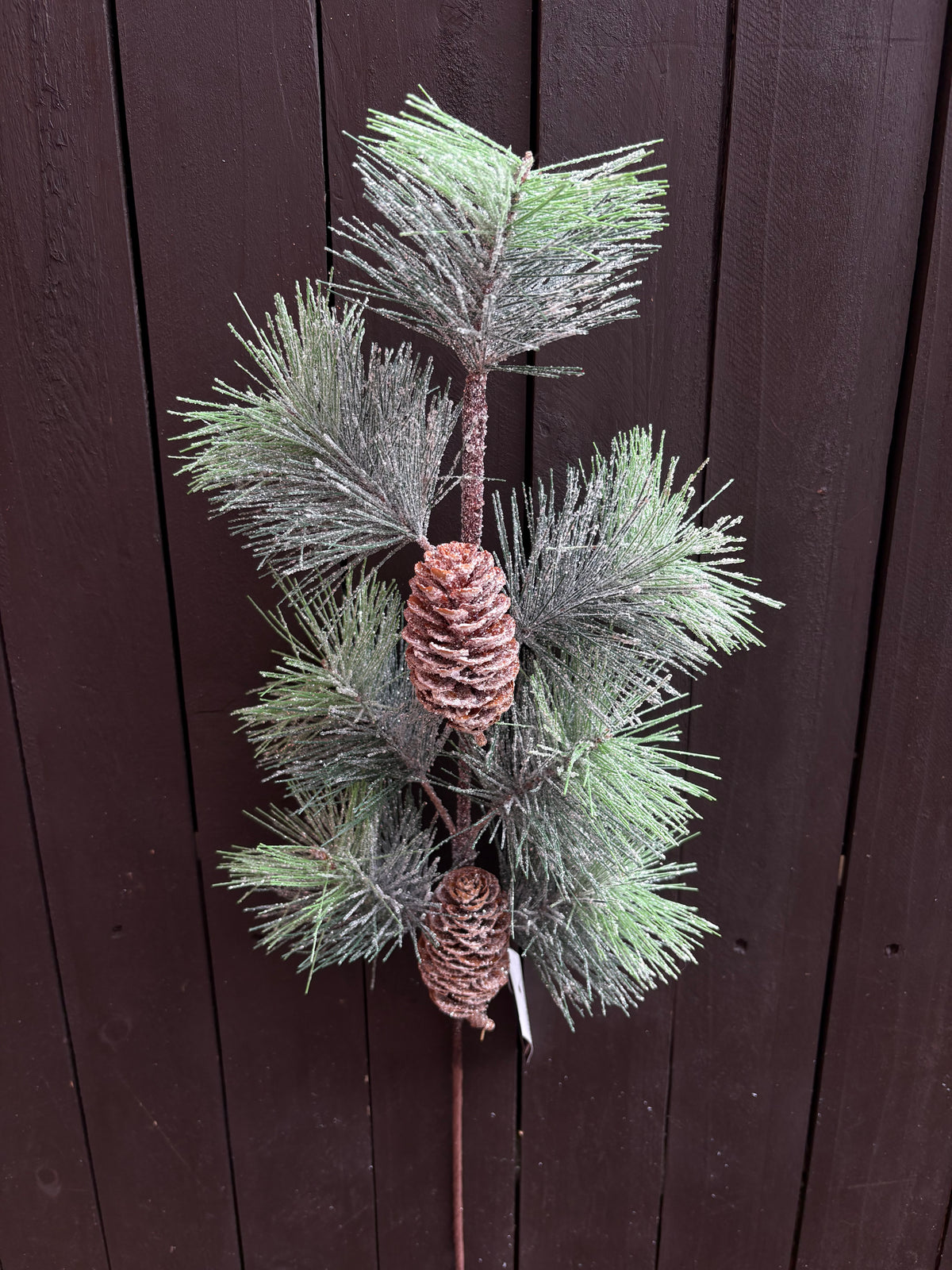 59cm FROSTED PINE BRANCH