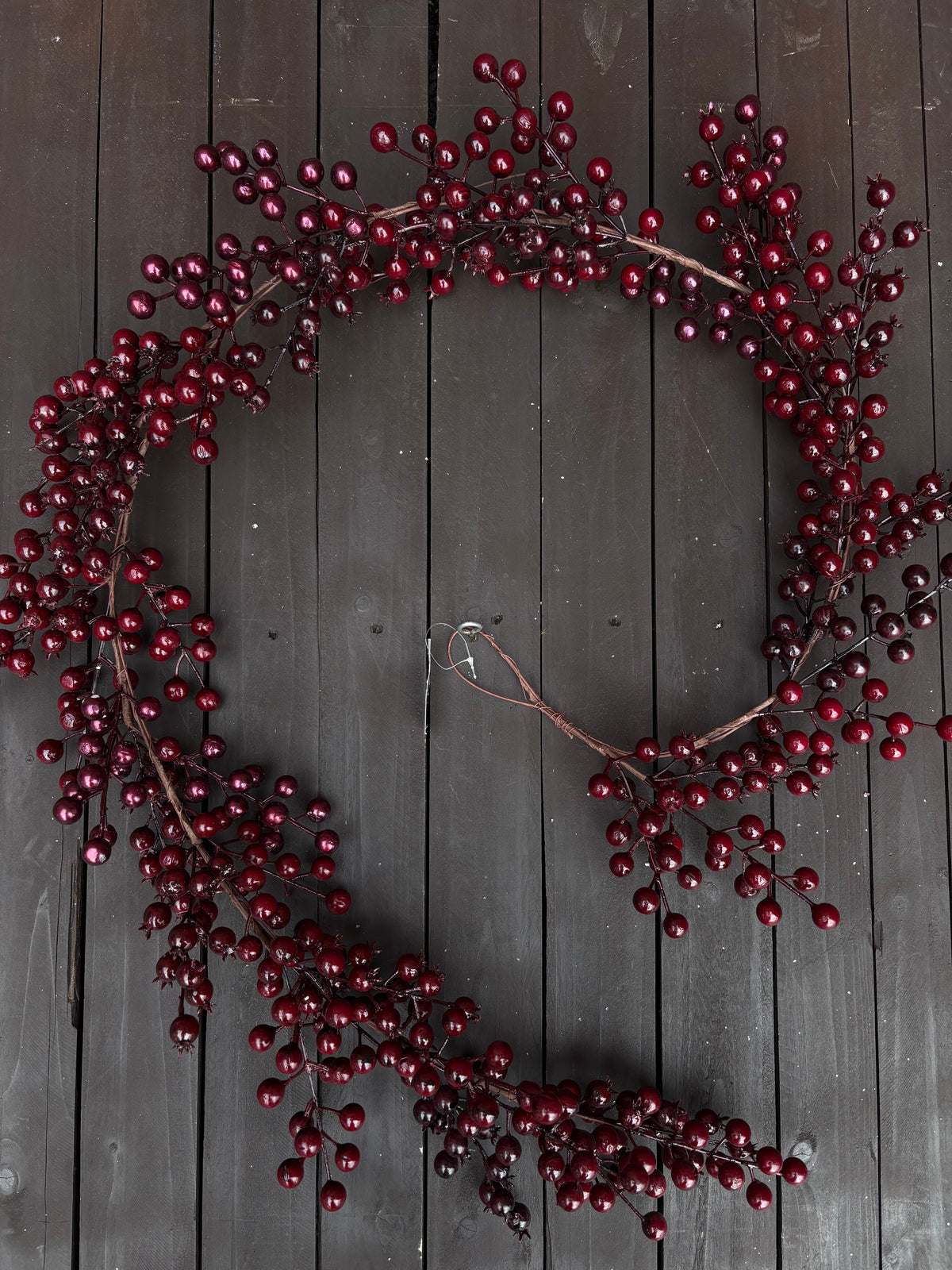 1.5m BERRY GARLAND BURGUNDY