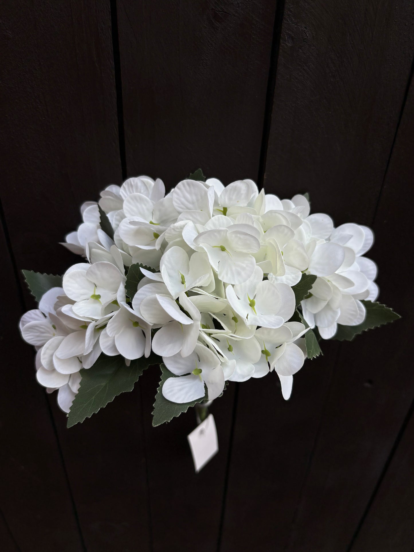 25cm HYDRANGEA BUSH IVORY