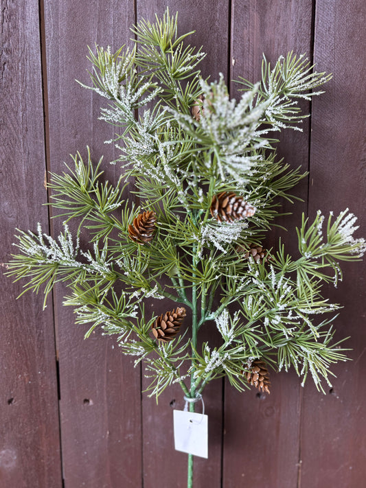 50cm FROSTY PINE SPRAY