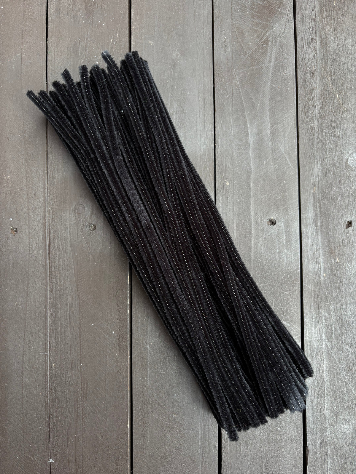 CHENILLE PIPE CLEANERS BLACK