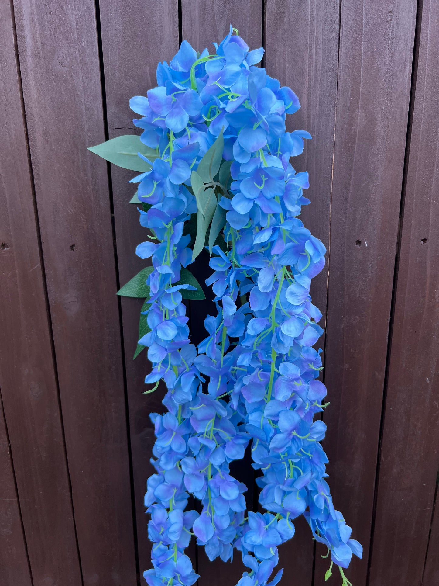 5 STEM TRAILING HYDRANGEA BLUE