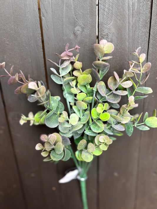 34cm EUCALYPTUS BUSH PURPLE