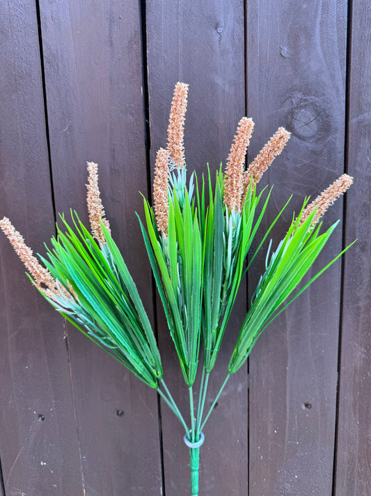 SEEDED LAVENDER WITH GRASS ORANGE