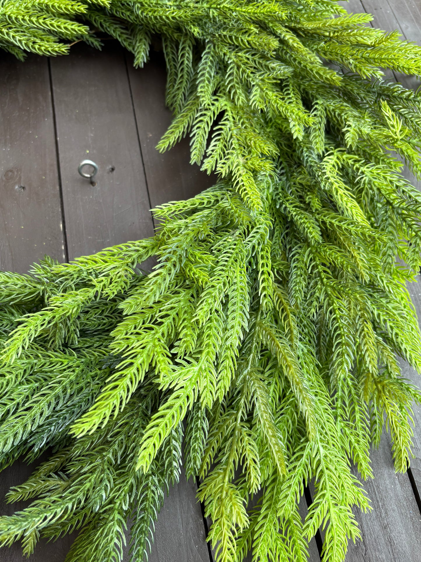 70cm DELUXE REAL TOUCH NORFOLK PINE WREATH