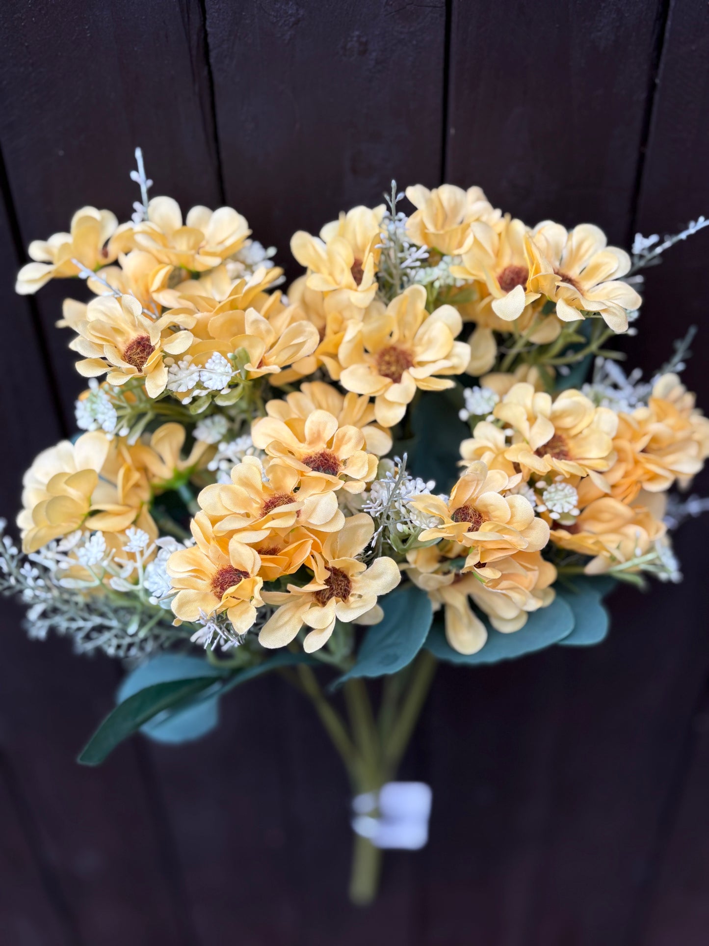 SILK WILD DAISY BUNCH YELLOW