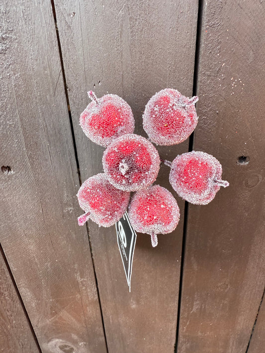 MINI CRYSTALLISED CRAB APPLE BUNDLE DK RED