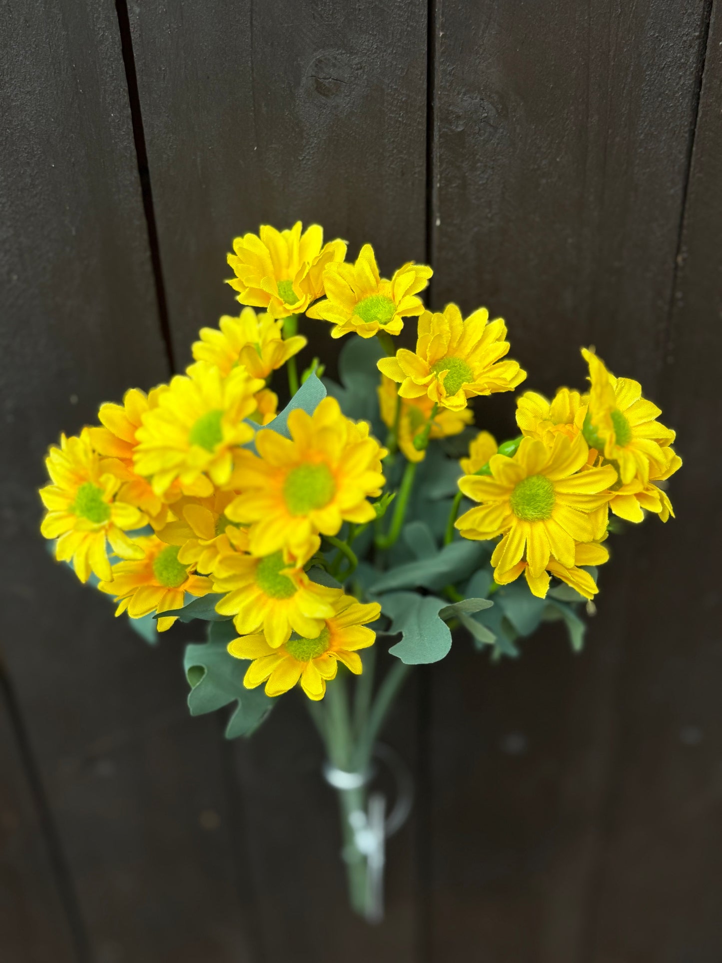 SILK MIA DAISY BUNCH YELLOW