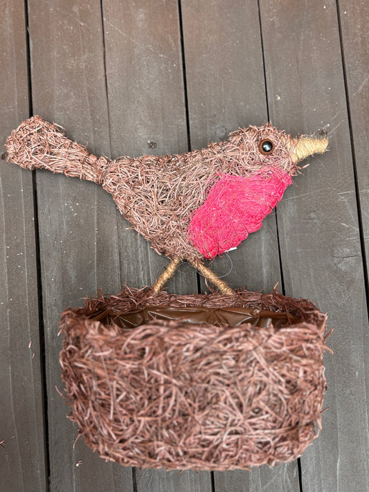 28cm NATURAL SALIM FLAT ROBIN OVAL PLANTER