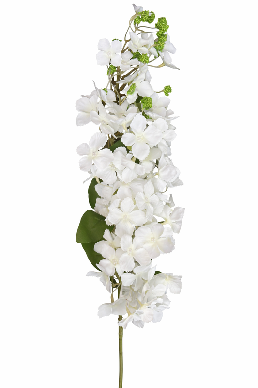 108cm LARGE TRAILING HYDRANGEA IVORY