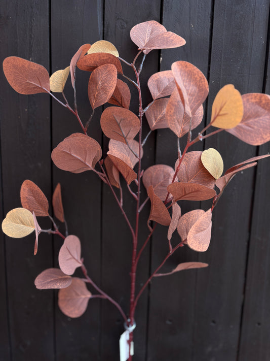 85cm EUCALYPTUS SPRAY BROWN
