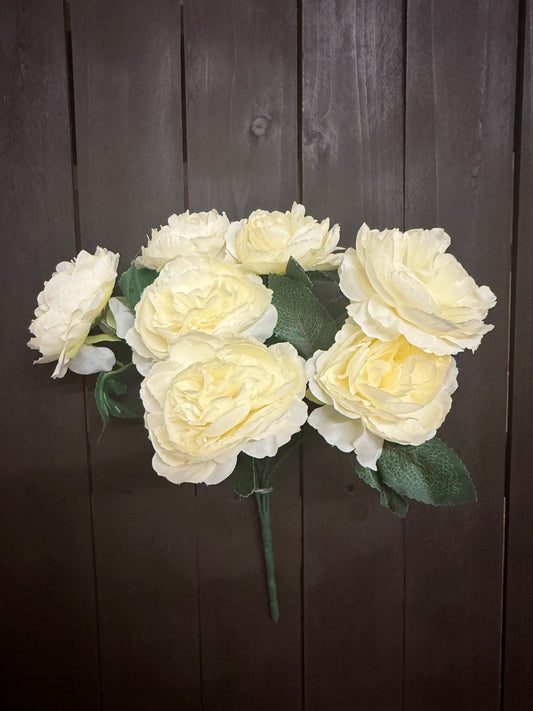 MINI ENGLISH ROSE BUNCH CREAM