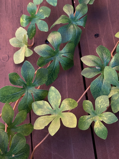 90cm LEAFY FOLIAGE TRAIL GREEN