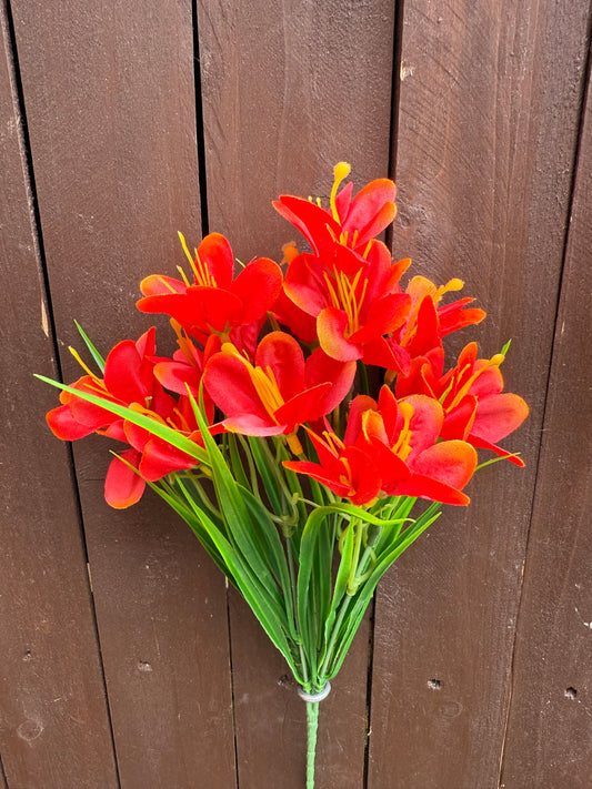 BABY LILY BUNCH RED/ORANGE