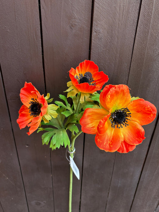 56cm ANEMOME SPRAY ORANGE