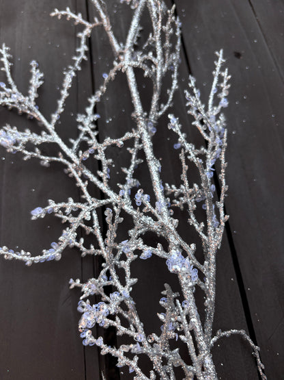 140cm SUPER FROST GARLAND SILVER