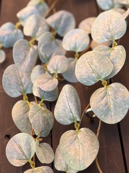90cm EUCALYPTUS FOLIAGE TRAIL GREY/GREEN