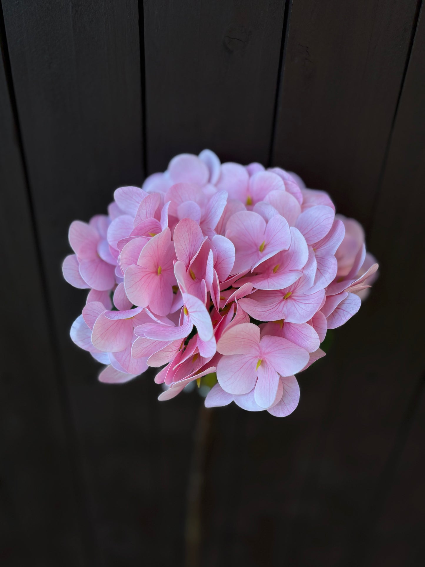 45cm REAL LOOK HYDRANGEA LIGHT PINK