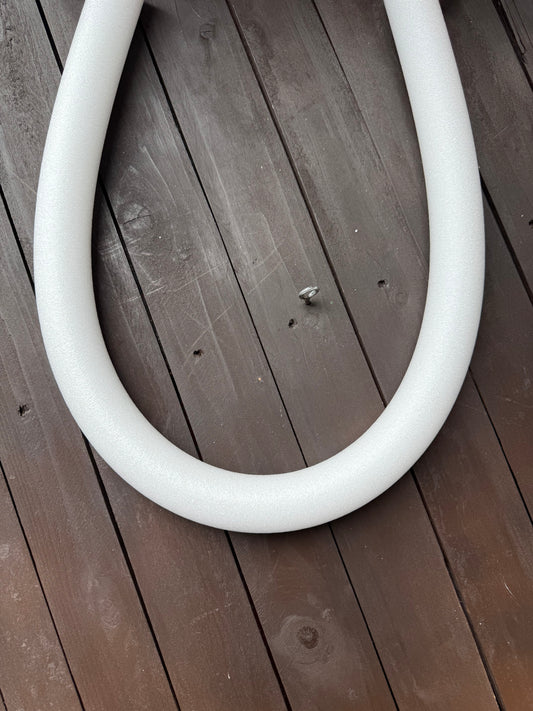 38mm x 100cm POLYETHYLENE FLOWER BASE NOODLE WHITE