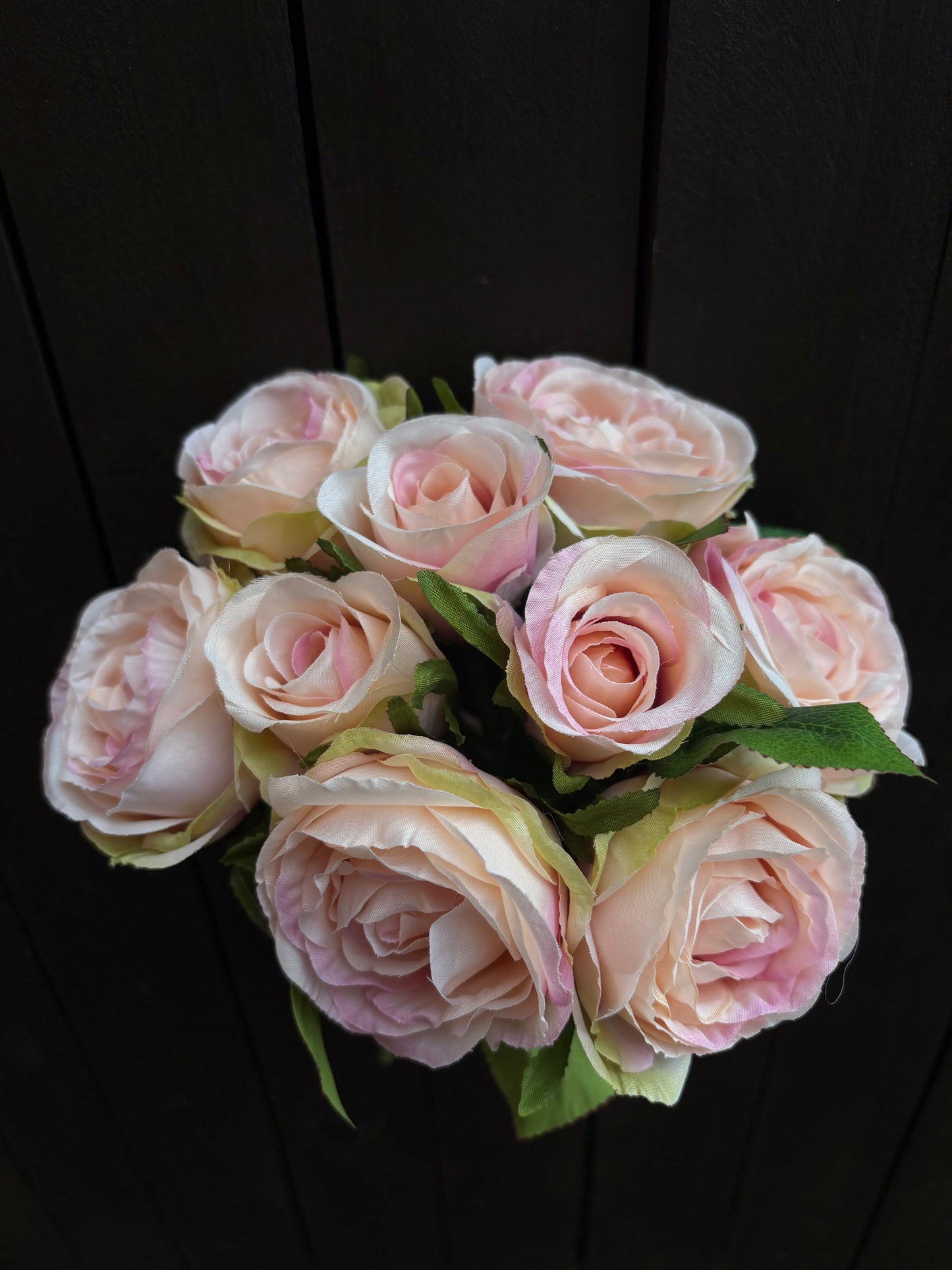 9 HEAD MIXED ROSE BUNDLE BLUSH