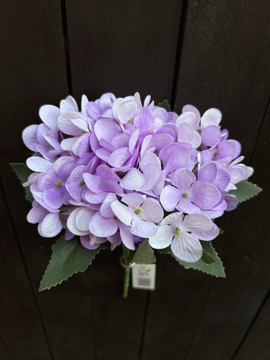 25cm HYDRANGEA BUSH LILAC