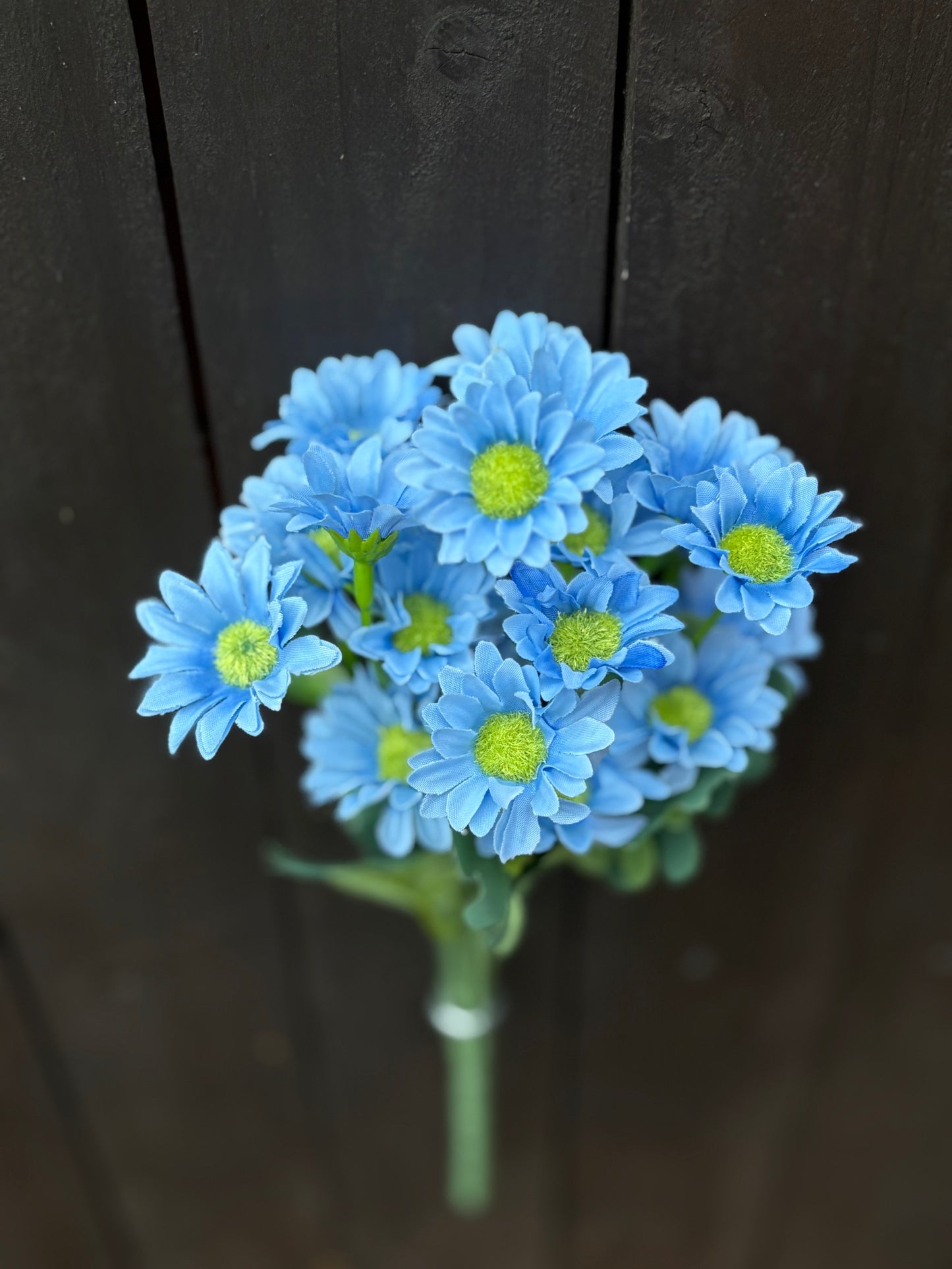 SILK MIA DAISY BUNCH BLUE