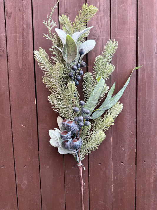 68cm BLUEBERRY BRANCH