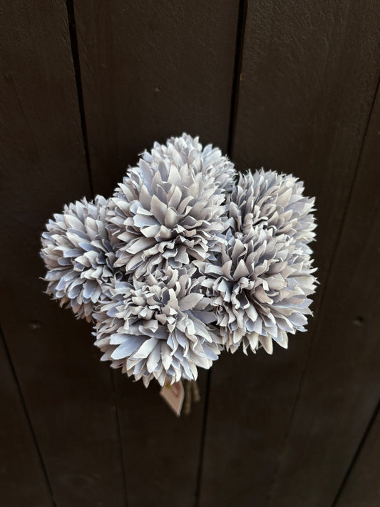 22cm POM POM BUNDLE AUTUMN BLUE/GREY