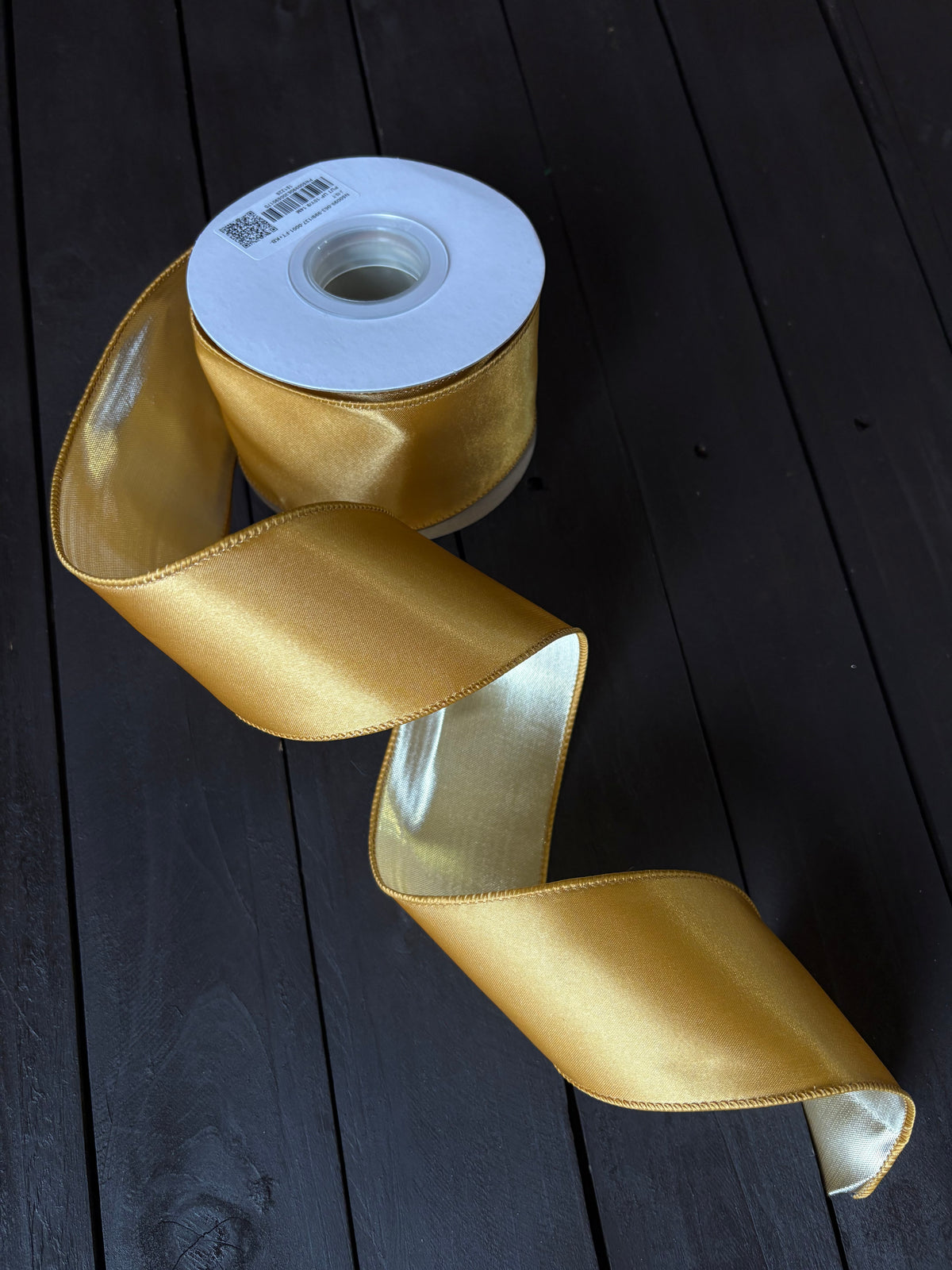 WIRED LUXURY SATIN RIBBON GOLD