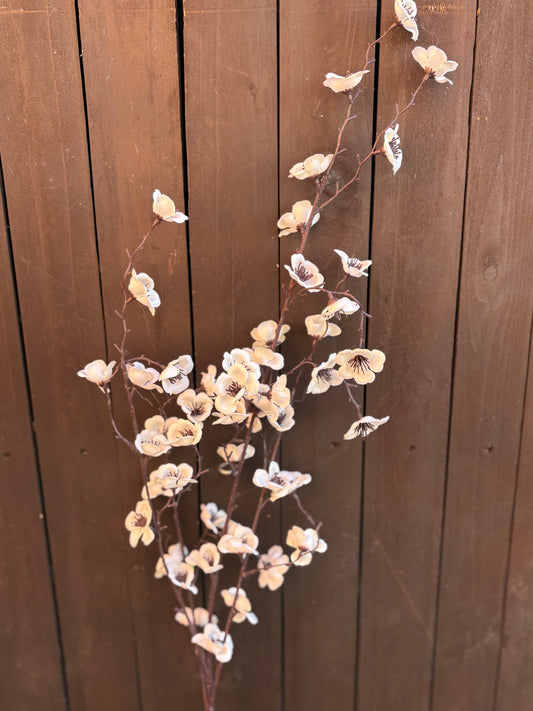 96cm CHERRY BLOSSOM SPRAY IVORY