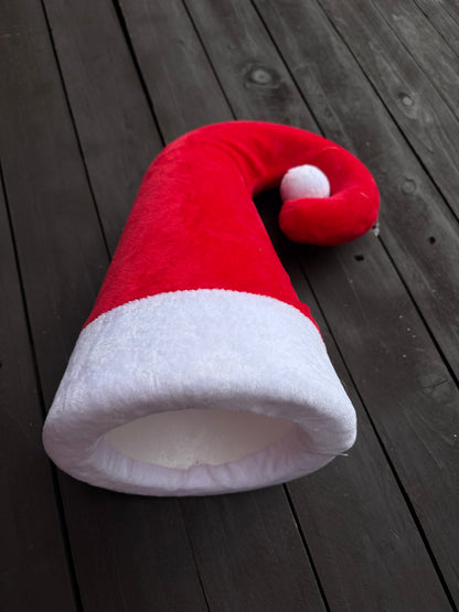 ELF HAT TREE TOPPER RED/WHITE