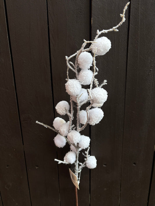 58cm SNOWBALL BRANCH
