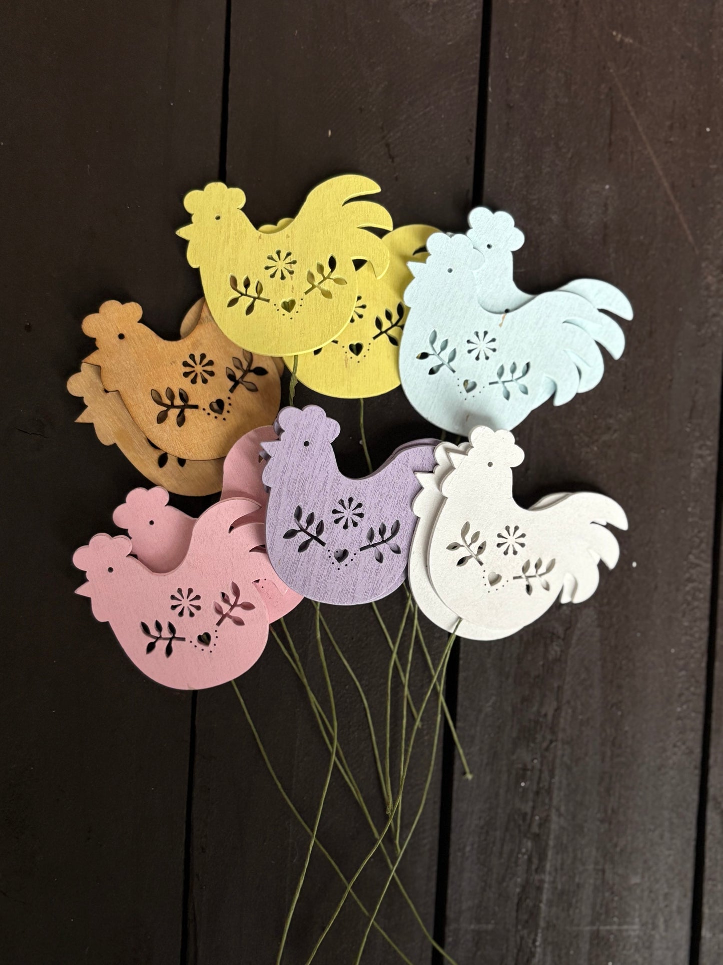 MIX EASTER CHICKEN PICKS PK12