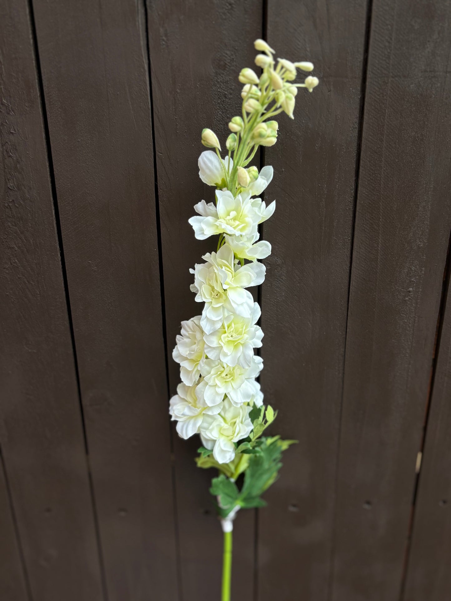 79CM CHLOE DELPHINIUM SPRAY IVORY