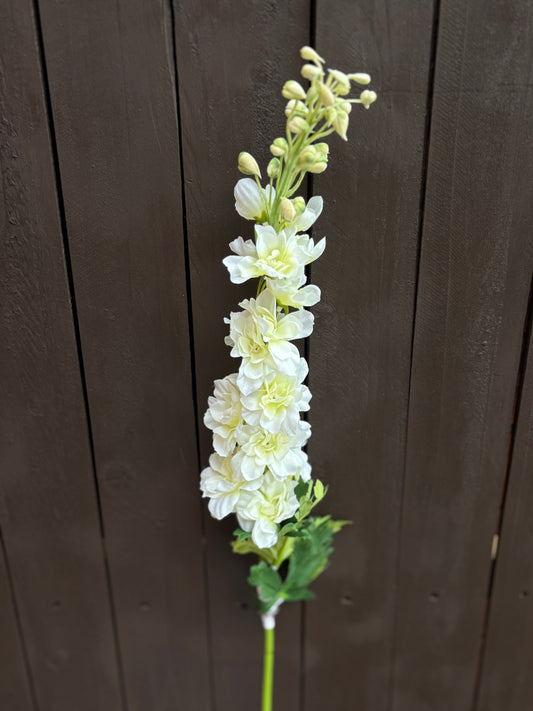 79CM CHLOE DELPHINIUM SPRAY IVORY