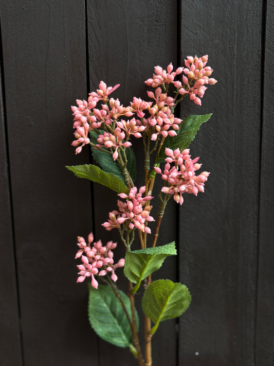 63cm CHLOE JAPANESE BERRY SPRAY VINTAGE PINK