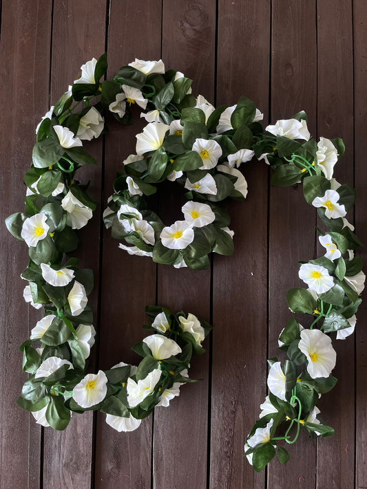 MORNING GLORY GARLAND IVORY