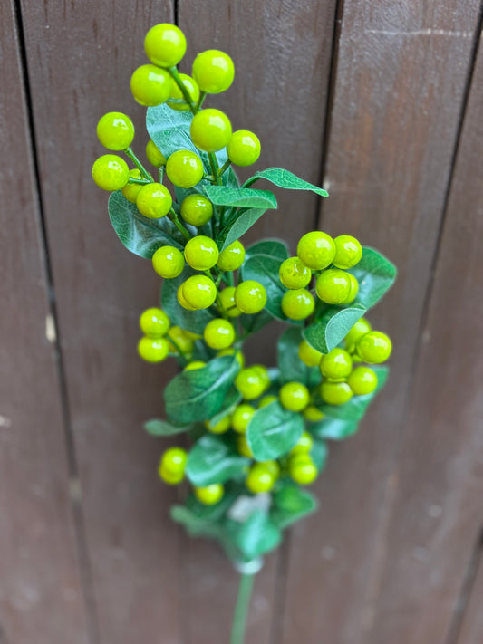70cm BERRY SPRAY LIME GREEN
