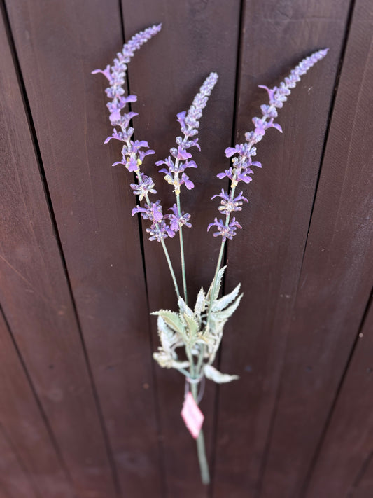 66cm GARDEN LAVENDER SPRAY PURPLE