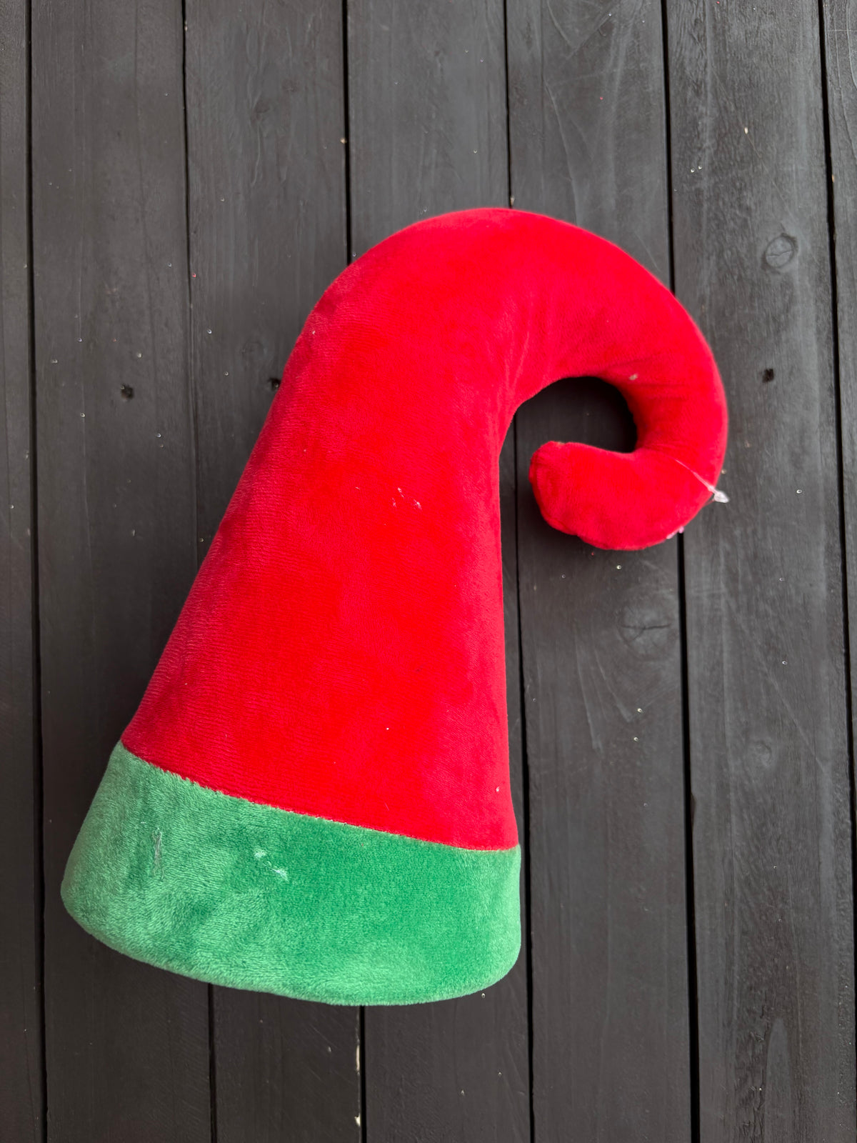 ELF HAT TREE TOPPER RED/GREEN
