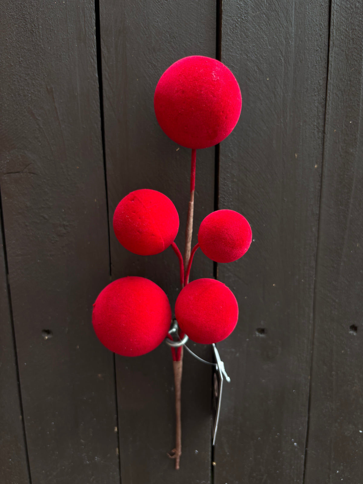 30cm FLOCKED FOAM PICK RED