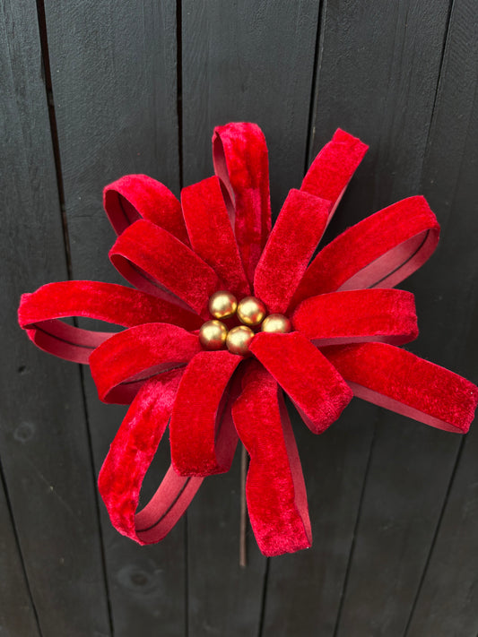 23cm FLOWERBURST RED