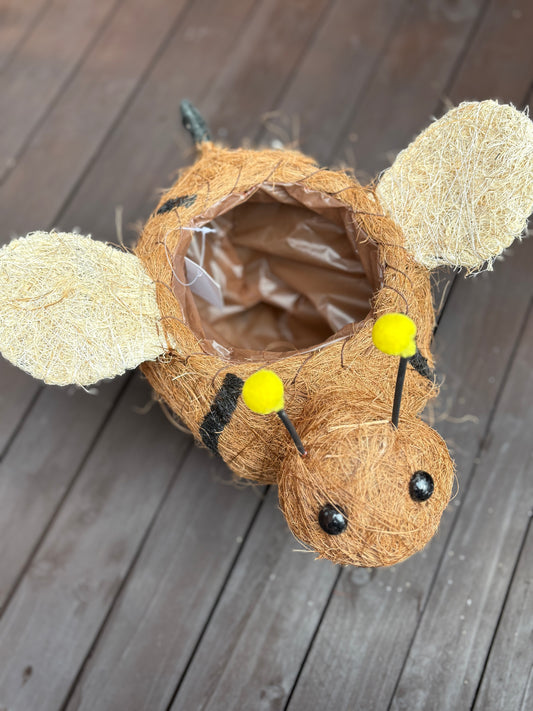 31cm LARGE COCO FIBRE BEE PLANTER