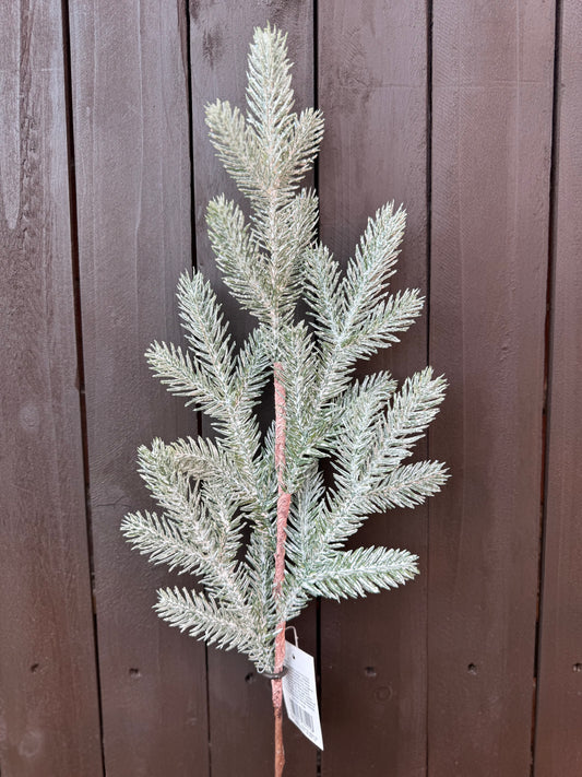 70cm FROSTED FIR BRANCH
