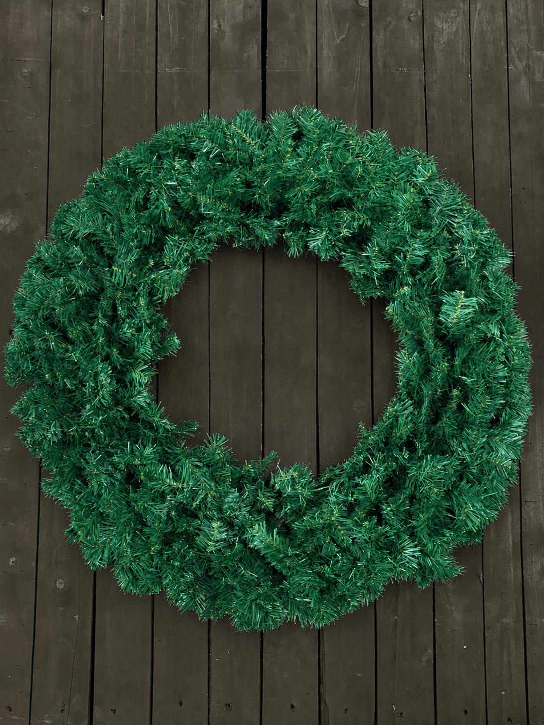 90cm 35" GIANT SPRUCE WREATH GREEN