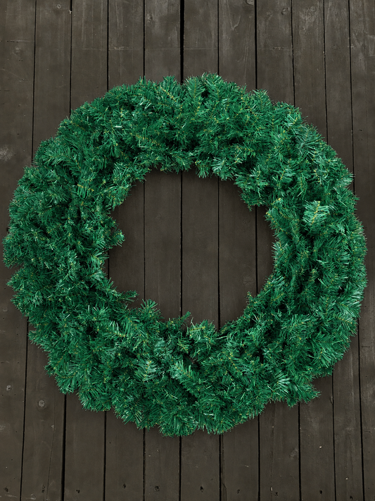 90cm 35" GIANT SPRUCE WREATH GREEN