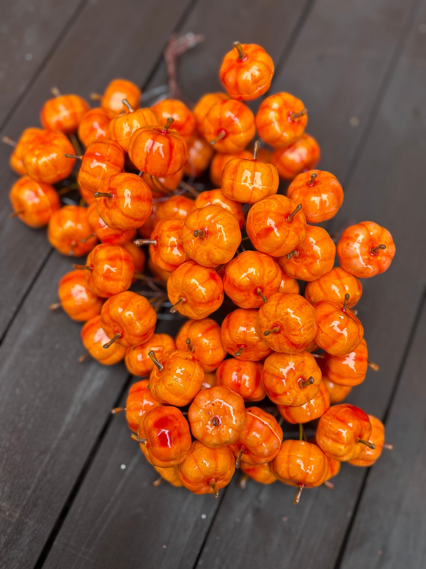 12cm MINI PUMPKIN BUNDLE (6 STEMS)