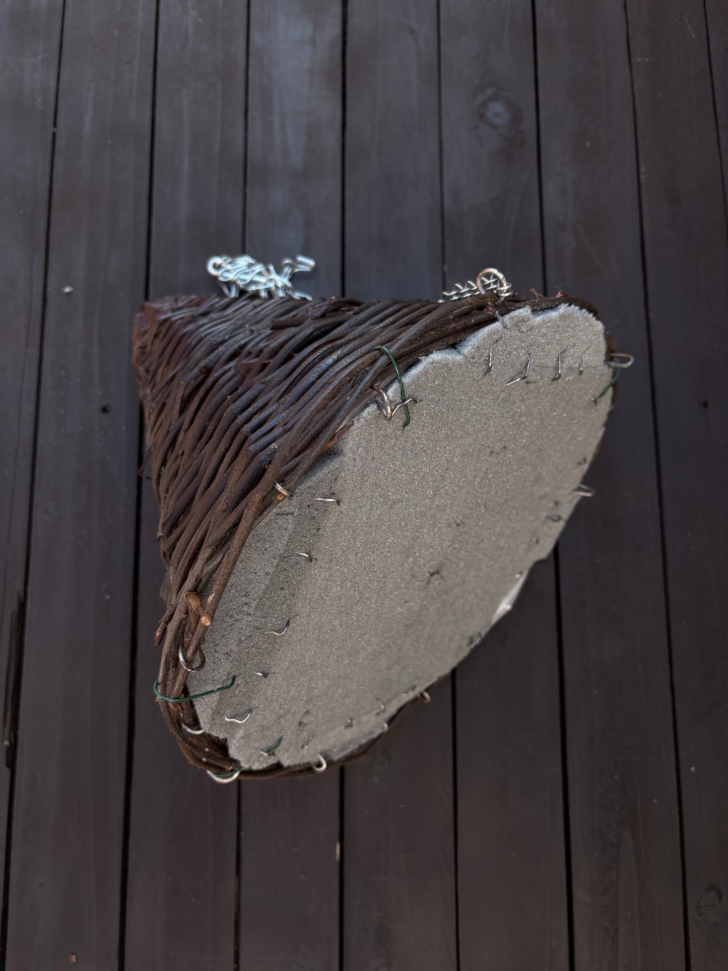 SINGLE READY PREPPED 12" CONE HANGING BASKET