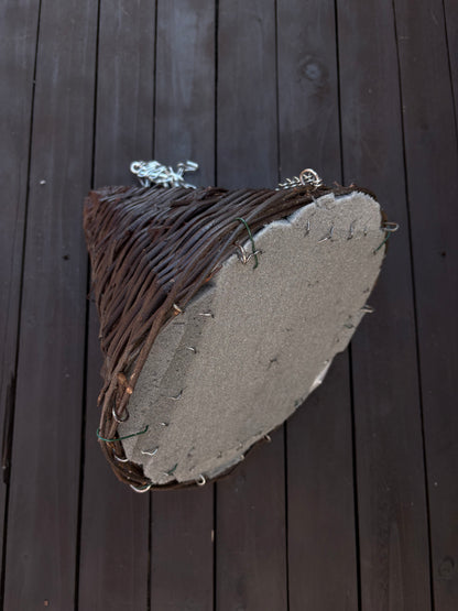 SINGLE READY PREPPED 12" CONE HANGING BASKET